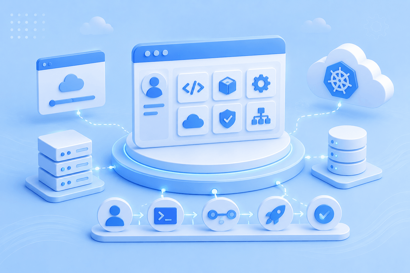 Internal developer platform illustration