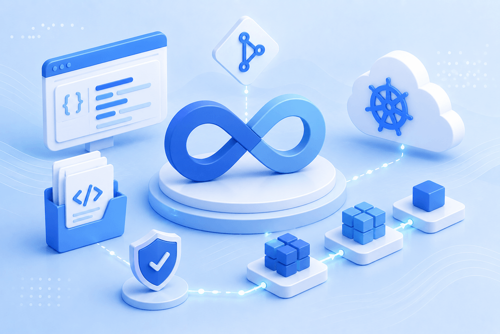 GitOps continuous delivery illustration
